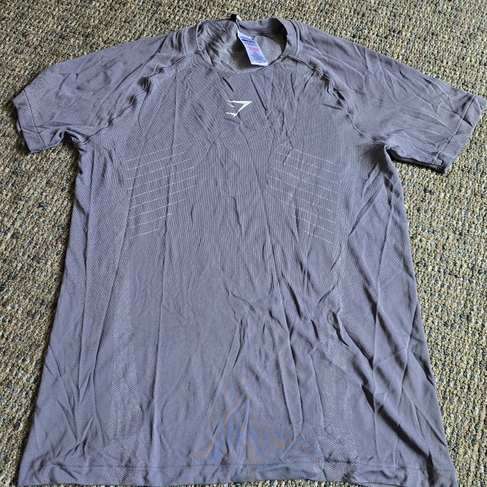 Gymshark Men's Apex Seamless Gray Tee